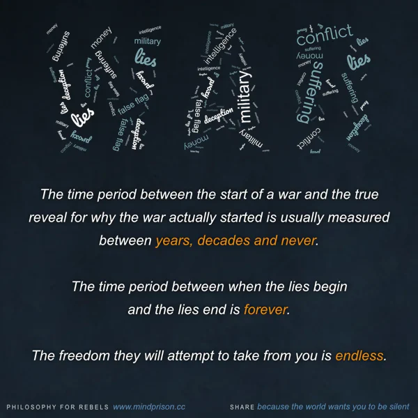 Philosophy for Rebels - 1.12: The Endless Lies of War