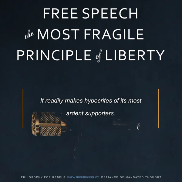 Philosophy for Rebels - 1.30: Free Speech the Most Fragile Principle of Liberty