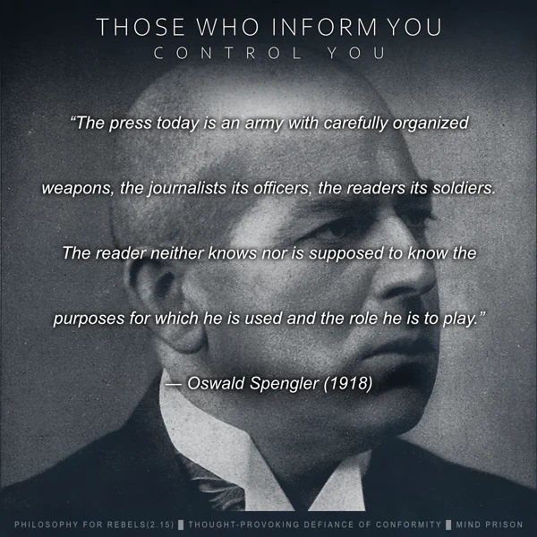 Philosophy for Rebels - 2.15: Those Who Inform You Control You